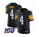 Youth Pittsburgh Steelers #4 Jordan Berry Black Alternate Vapor Untouchable Limited Player 100th Season Football Jersey