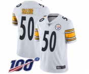 Youth Pittsburgh Steelers #50 Ryan Shazier White Vapor Untouchable Limited Player 100th Season Football Jersey
