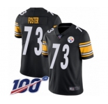 Youth Pittsburgh Steelers #73 Ramon Foster Black Team Color Vapor Untouchable Limited Player 100th Season Football Jersey