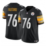 Youth Pittsburgh Steelers #76 Troy Fautanu Black 2024 Draft F.U.S.E. Vapor Untouchable Limited Football Stitched Jersey