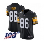 Youth Pittsburgh Steelers #86 Hines Ward Black Alternate Vapor Untouchable Limited Player 100th Season Football Jersey