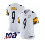 Youth Pittsburgh Steelers #9 Chris Boswell White Vapor Untouchable Limited Player 100th Season Football Jersey