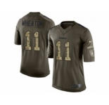 nike youth nfl jerseys pittsburgh steelers #11 wheaton army green[nike Limited Salute To Service]