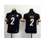 nike youth nfl jerseys pittsburgh steelers #2 vick black[nike]