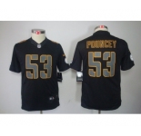nike youth nfl jerseys pittsburgh steelers #53 pouncey black[nike impact limited]