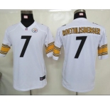 nike youth nfl jerseys pittsburgh steelers #7 roethlisberger white[nike]