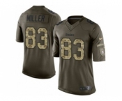 nike youth nfl jerseys pittsburgh steelers #83 miller army green[nike Limited Salute To Service]