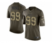 nike youth nfl jerseys pittsburgh steelers #99 keisel army green[nike Limited Salute To Service]