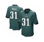 Men Nike Philadelphia Eagles #31 Jalen Mills Game Midnight Green Team Color NFL Jersey