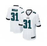 Men Nike Philadelphia Eagles #31 Jalen Mills Game White NFL Jersey