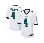 Men Nike Philadelphia Eagles #4 Jake Elliott Game White NFL Jersey