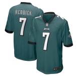 Men Philadelphia Eagles #7 Reddick Game Midnight Green Team Color Football Jersey