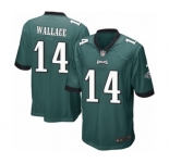 Men's Nike Philadelphia Eagles #14 Mike Wallace Game Midnight Green Team Color NFL Jersey