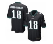 Men's Nike Philadelphia Eagles #18 Dorial Green-Beckham Game Black Alternate NFL Jersey