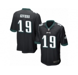 Men's Nike Philadelphia Eagles #19 Chris Givens Game Black Alternate NFL Jersey