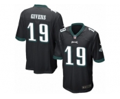 Men's Nike Philadelphia Eagles #19 Chris Givens Game Black Alternate NFL Jersey