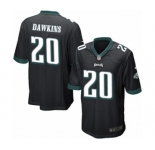 Men's Nike Philadelphia Eagles #20 Brian Dawkins Game Black Alternate NFL Jersey