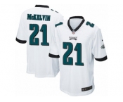 Men's Nike Philadelphia Eagles #21 Leodis McKelvin Game White NFL Jersey