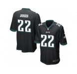 Men's Nike Philadelphia Eagles #22 Sidney Jones Game Black Alternate NFL Jersey