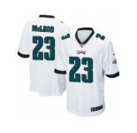 Men's Nike Philadelphia Eagles #23 Rodney McLeod Game White NFL Jersey