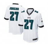 Men's Nike Philadelphia Eagles #27 Malcolm Jenkins Game White NFL Jersey