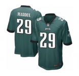 Men's Nike Philadelphia Eagles #29 Avonte Maddox Game Midnight Green Team Color NFL Jersey