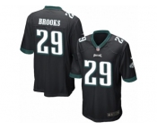 Men's Nike Philadelphia Eagles #29 Terrence Brooks Game Black Alternate NFL Jersey