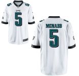 Men's Nike Philadelphia Eagles #5 Mcnabb Game White NFL Jersey