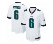Men's Nike Philadelphia Eagles #6 Caleb Sturgis Game White NFL Jersey