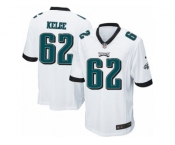 Men's Nike Philadelphia Eagles #62 Jason Kelce Game White NFL Jersey