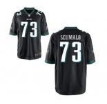 Men's Nike Philadelphia Eagles #73 Isaac Seumalo Game Black Alternate NFL Jersey