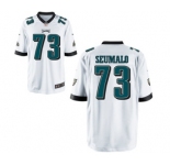 Men's Nike Philadelphia Eagles #73 Isaac Seumalo Game White NFL Jersey
