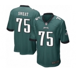 Men's Nike Philadelphia Eagles #75 Josh Sweat Game Midnight Green Team Color NFL Jersey
