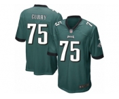 Men's Nike Philadelphia Eagles #75 Vinny Curry Game Midnight Green Team Color NFL Jersey