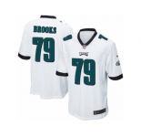 Men's Nike Philadelphia Eagles #79 Brandon Brooks Game White NFL Jersey