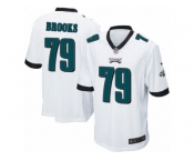 Men's Nike Philadelphia Eagles #79 Brandon Brooks Game White NFL Jersey