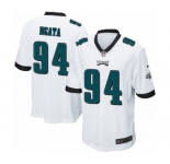 Men's Nike Philadelphia Eagles #94 Haloti Ngata Game White NFL Jersey
