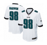 Men's Nike Philadelphia Eagles #98 Connor Barwin Game White NFL Jersey