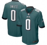 Men's Philadelphia Eagles #0 D'Andre Swift Nike Green Game Player Jersey