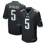 Men's Philadelphia Eagles #5 McNABB Game Black Football Jersey