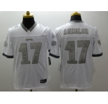 Nike Philadelphia Eagles #17 Nelson Agholor Platinum White Jerseys[Game]