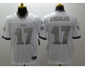 Nike Philadelphia Eagles #17 Nelson Agholor Platinum White Jerseys[Game]