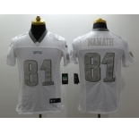 Nike Philadelphia Eagles #81 Jordan Matthews Platinum White Jerseys[Game]