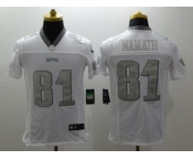 Nike Philadelphia Eagles #81 Jordan Matthews Platinum White Jerseys[Game]
