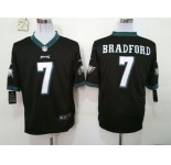 nike nfl jerseys philadelphia eagles #7 bradford black[game][bradford]