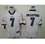 nike nfl jerseys philadelphia eagles #7 bradford white[game][bradford]