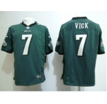 nike nfl jerseys philadelphia eagles #7 vick green[game]