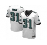 Men Nike Philadelphia Eagles #31 Jalen Mills Elite White NFL Jersey