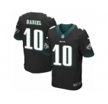 Men's Nike Philadelphia Eagles #10 Chase Daniel Elite Black Alternate NFL Jersey