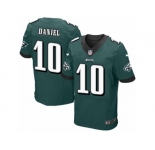Men's Nike Philadelphia Eagles #10 Chase Daniel Elite Midnight Green Team Color NFL Jersey